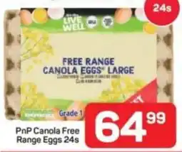 Pick n Pay Hypermarket PnP Canola Free Range Eggs offer