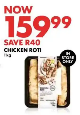 Woolworths Chicken Roti offer