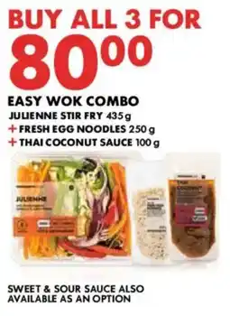 Woolworths Easy wok combo offer
