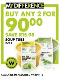 Woolworths Soup Tubs offer