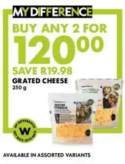 Woolworths Grated Cheese offer