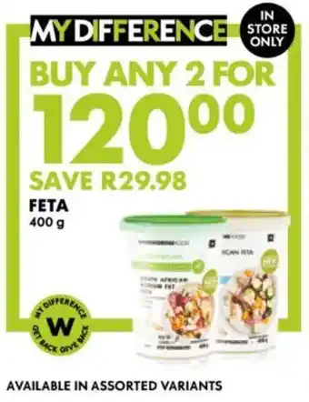 Woolworths Feta offer