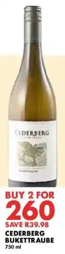 Woolworths Cederberg Bukettraube offer