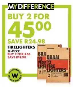 Woolworths Firelighters offer