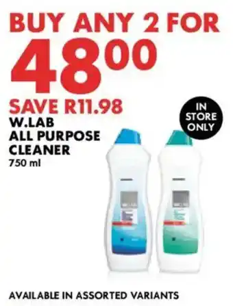 Woolworths W.lab all purpose cleaner offer