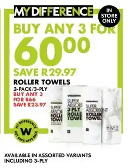 Woolworths Roller Towels offer