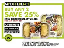 Woolworths Easy chicken breast meals offer