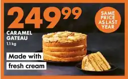 Woolworths Caramel Gateau offer