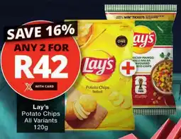 Checkers Lay's Potato Chips All Variants offer