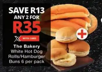 Checkers The Bakery White Hot Dog Rolls/ Hamburger Buns offer