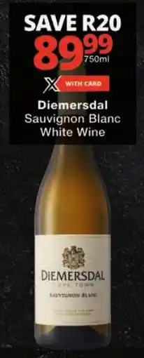 Checkers Diemersdal Sauvignon Blanc White Wine offer
