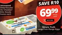 Checkers Simple Truth Large Free-Range Eggs offer