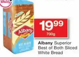 Checkers Albany Superior Best of Both Sliced White Bread offer
