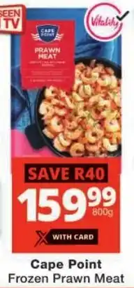 Checkers Cape Point Frozen Prawn Meat offer