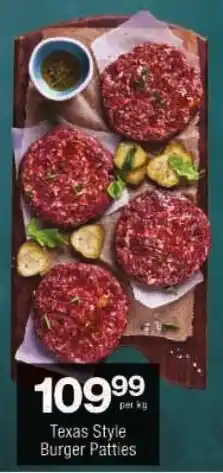 Checkers Texas Style Burger Patties offer
