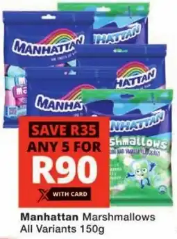 Checkers Manhattan Marshmallows All Variants offer
