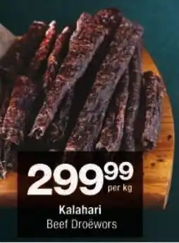 Checkers Kalahari Beef Droewors offer