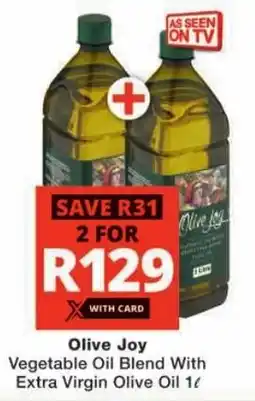 Checkers Olive Joy Vegetable Oil Blend With Extra Virgin Olive Oil offer