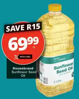 Checkers Housebrand Sunflower Seed Oil offer