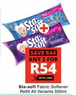 Checkers Sta-soft Fabric Softener Refill All Variants offer