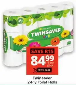 Checkers Twinsaver 2-Ply Toilet Rolls offer