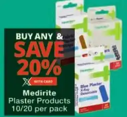 Checkers Medirite Plaster Products offer