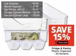 Checkers Fridge & Pantry Plastic Organiser offer