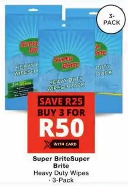 Checkers Super BriteSuper Brite Heavy Duty Wipes offer