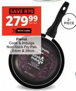 Checkers Flonal Cook & Indulge Non-Stick Fry Pan offer