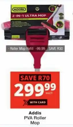 Checkers Addis PVA Roller Mop offer