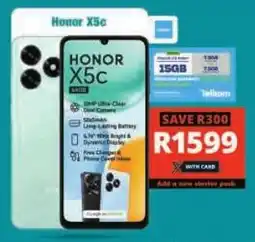 Checkers Honor X5c offer