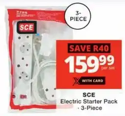 Checkers SCE Electric Starter Pack offer