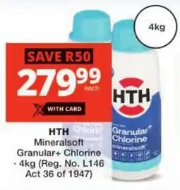 Checkers HTH Mineralsoft Granular+ Chlorine offer