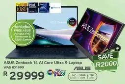 Computer Mania ASUS Zenbook 14 AI Core Ultra 9 Laptop offer