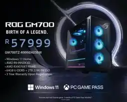 Computer Mania Asus ROG GM700 offer