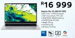 Computer Mania Acer Aspire Go 15 Intel Core 7 150U Processor Laptop offer