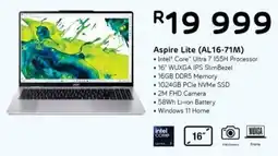 Computer Mania Acer Aspire Lite Intel Core Ultra 7 155H Processor Laptop offer