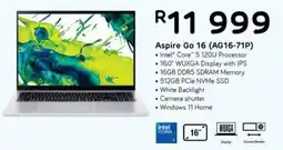 Computer Mania Acer Aspire Go 16 Intel Core 5 120U Processor Laptop offer
