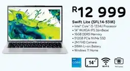 Computer Mania Acer Swift Lite Intel Core i5-1334U Processor Laptop offer