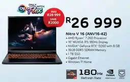 Computer Mania Acer Nitro V 16 AMD Ryzen 7 260 Processor Laptop offer