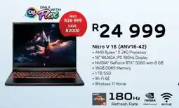 Computer Mania Acer Nitro V 16 AMD Ryzen 5 240 Processor Laptop offer