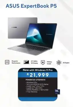 Computer Mania ASUS Expert Book P5 offer