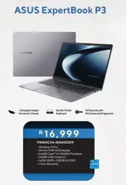 Computer Mania ASUS ExpertBook P3 offer