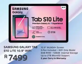 Computer Mania Samsung galaxy tab s10 lite 10.9" wifi offer