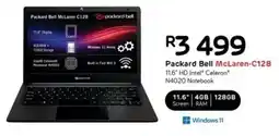 Computer Mania Packard Bell McLaren-C128 11.6" HD Intel Celeron N4020 Notebook offer