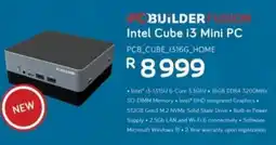 Computer Mania PCBuilder Fusion Intel Cube i3 Mini PC offer