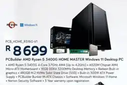 Computer Mania PCBuilder AMD Ryzen 5 3400G Home Master Windows 11 Desktop PC offer