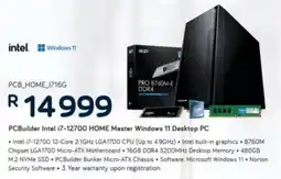 Computer Mania PCBuilder Intel i7-12700 Home Master Windows 11 Desktop PC offer