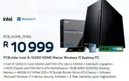 Computer Mania PCBuilder Intel i5-12400 Home Master Windows 11 Desktop PC offer