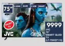 President Hyper JVC 75" Smart QLED TV offer